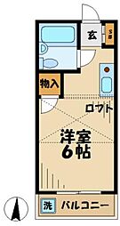 さんらいふコート ワンルームの間取図画像
