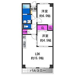 リバージュ住吉 6階