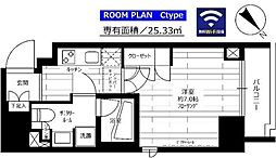 ステージファースト蔵前アジールコート 1Kの間取図画像