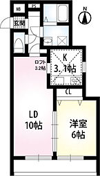 間取図画像 1LDK