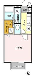 グリーンハウスD(恩名3) 1階/106