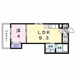 GoodLife 小阪本町 1LDKの間取図画像