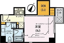 ル.コフレ 1SKの間取図画像