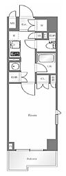 ルーブル清澄白河参番館 1Kの間取図画像
