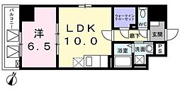 クラッテーロ相模が丘 1LDKの間取図画像