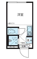NANO北新宿2 ワンルームの間取図画像