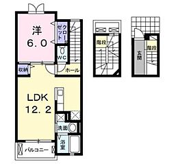 レジェンド9 1LDKの間取図画像