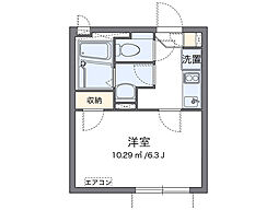 CLEINO中野中央 1Kの間取図画像