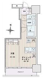 エスティメゾン錦糸町2 1LDKの間取図画像