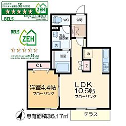 間取図画像 1LDK