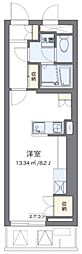 アルバーロ原宿 ワンルームの間取図画像