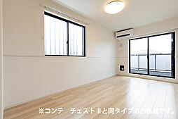 JR阪和線 久米田駅 徒歩13分の賃貸アパート 3階1LDKのリビング/ダイニング