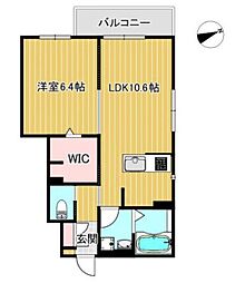 Alva 1LDKの間取図画像
