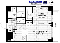 グランドコンシェルジュ練馬中村橋AC 1LDKの間取図画像