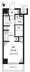 パルメゾン見次公園 1Kの間取図画像
