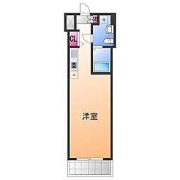 VitaNuova堺 ワンルームの間取図画像