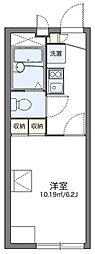 レオパレスＴｉａｒａ 1階1Kの間取り