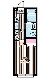 art III 1階1Kの間取り