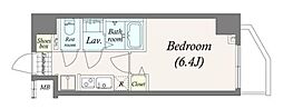 THEPASEO新小岩2 1Kの間取図画像