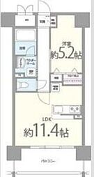プレメント豊中 1LDKの間取図画像