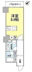 TKフラッツ渋谷 ワンルームの間取図画像