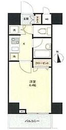 パレステュディオ早稲田ParkView 1Kの間取図画像
