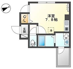 Familie Suyama 2階ワンルームの間取り