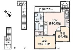 グランフォルト大塚 301 2LDKの間取図画像