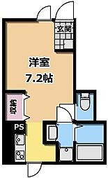 Housekul-S4 1階ワンルームの間取り