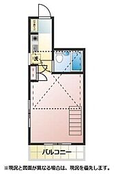 パシフィックビル 3階ワンルームの間取り