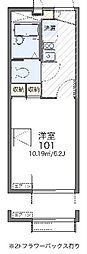 レオパレス寺台ロフト 1Kの間取図画像