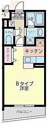 プロスペラーレ・ヘルト ワンルームの間取図画像