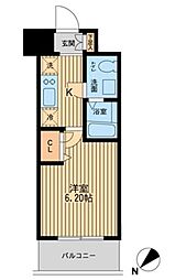 JR京葉線 潮見駅 徒歩3分の賃貸マンション 10階1Kの間取り