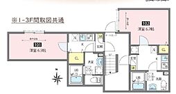 アネックス三河島 1Kの間取図画像