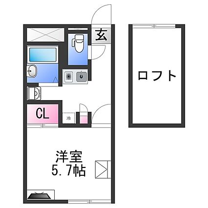 レオパレスB フリーゼ_間取り_0