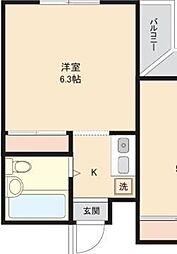 クロノス相模原South 2階