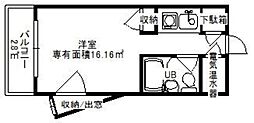 フォーラム藤崎 ワンルームの間取図画像