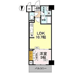 江東区枝川3丁目マンション 1LDKの間取図画像