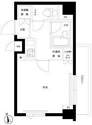 ルーブル雪が谷大塚 9階1Kの間取り