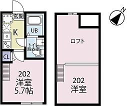 ＬＩＬ　ＧＲＡＮＤＥ　川崎 102 1階1Kの間取り