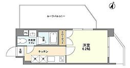 COSMOSREID西馬込レジデンス 1Kの間取図画像