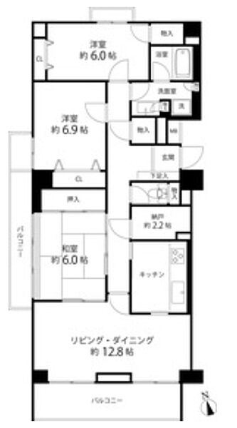 同じ建物の物件間取り写真 - ID:213100656334