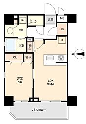 Primal板橋本町 1LDKの間取図画像