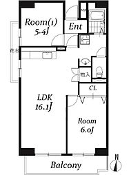 リバーサイドMAKIBA 7階3LDKの間取り