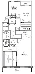 L-commu+PLUS相模大野 3LDKの間取図画像