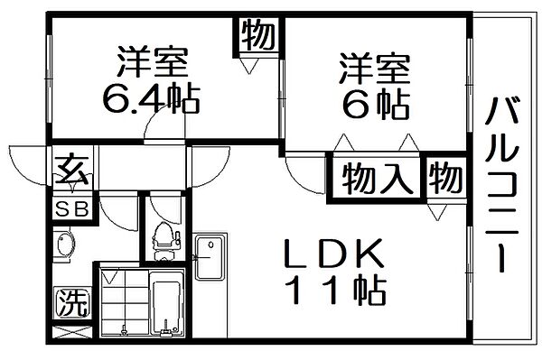 同じ建物の物件間取り写真 - ID:227079480475