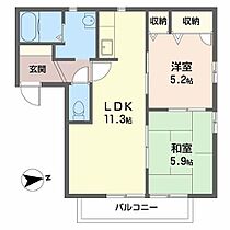 ドミール大森Ｄ 0201 ｜ 兵庫県西宮市大森町1-26（賃貸アパート2LDK・2階・51.00㎡） その2