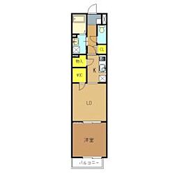 フォレストメゾンエン2 1LDKの間取図画像