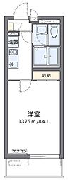 モンタニャレドンダ 1Kの間取図画像