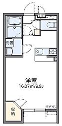 レオネクストインディゴ2 1Kの間取図画像